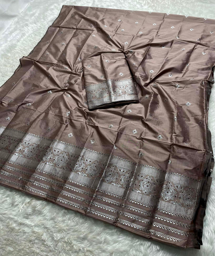Silver Jari - Dhaga Mina - Mix Set Mekhela Sador