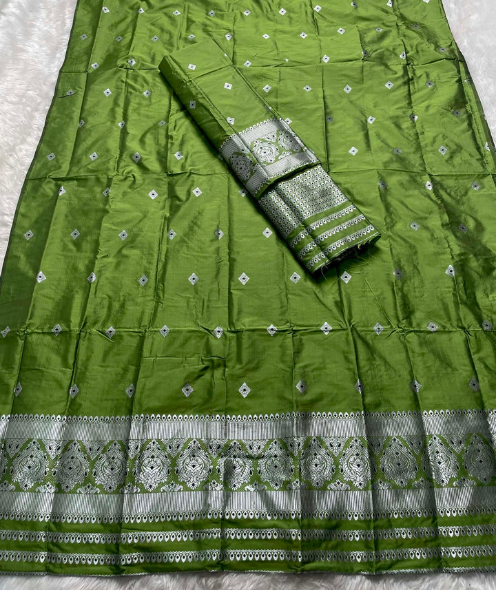 Silver Jari - Dhaga Mina - Mix Set Mekhela Sador