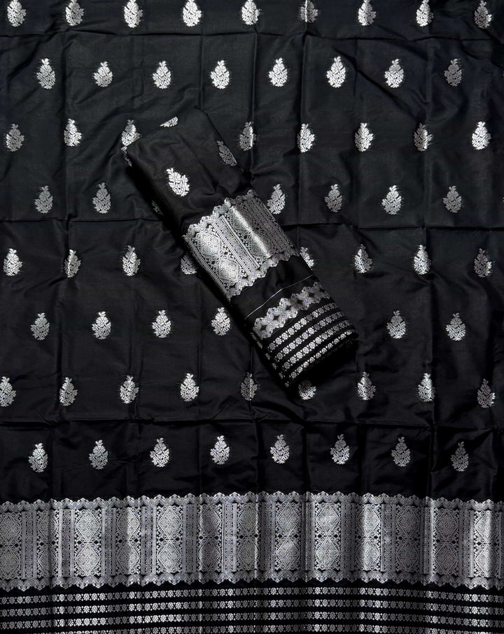 Silver Jari Mix Set Mekhela Sador