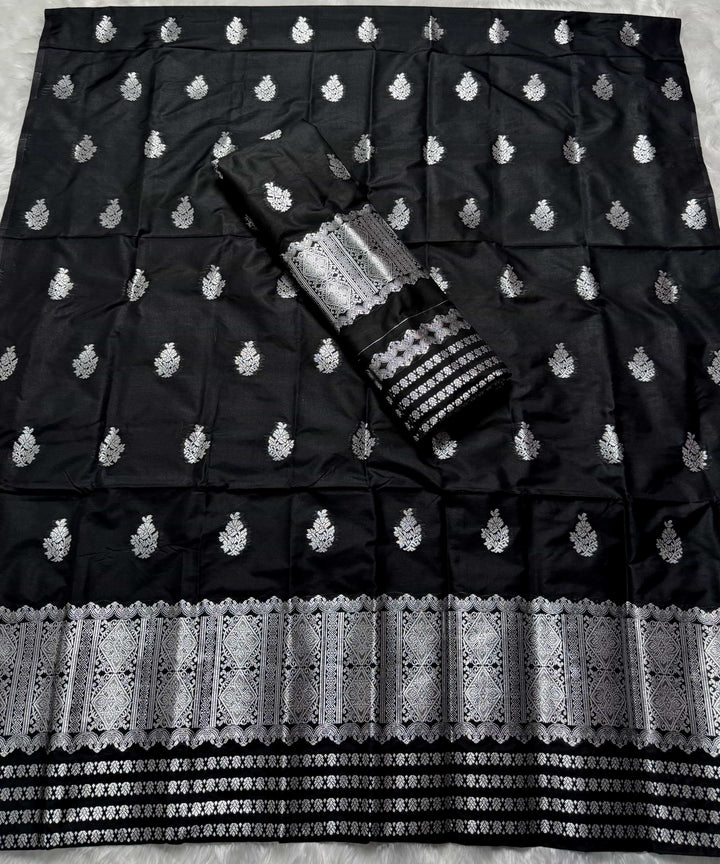 Silver Jari Mix Set Mekhela Sador