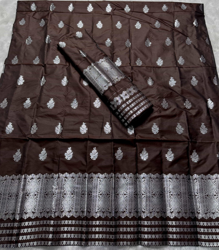 Silver Jari Mix Set Mekhela Sador