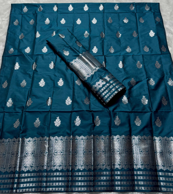 Silver Jari Mix Set Mekhela Sador