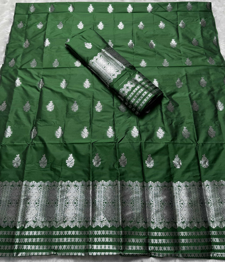 Silver Jari Mix Set Mekhela Sador