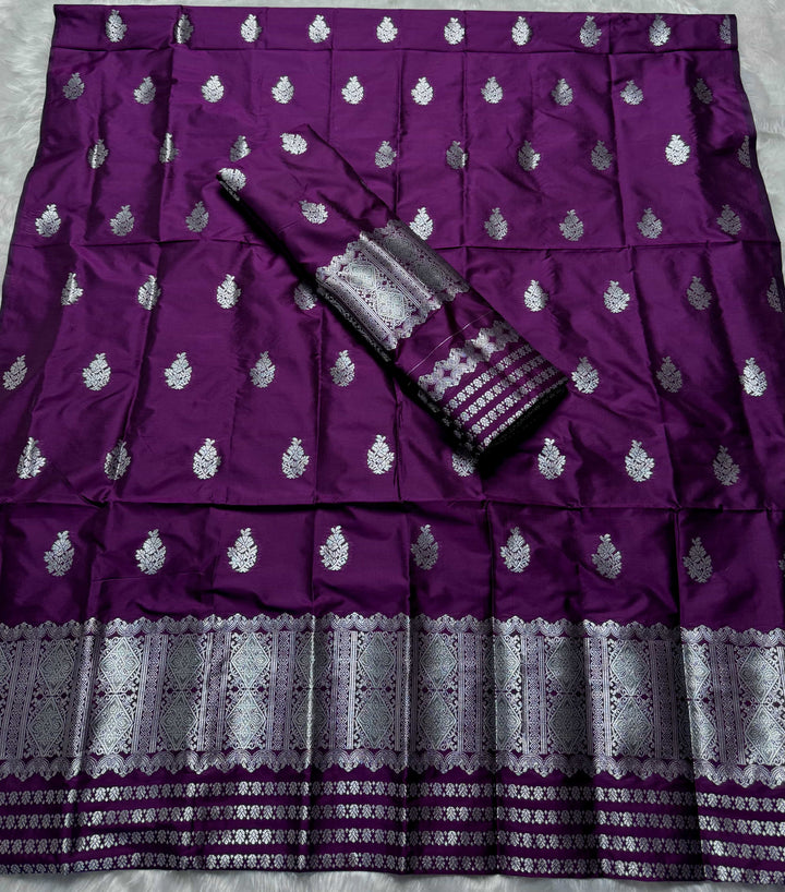 Silver Jari Mix Set Mekhela Sador