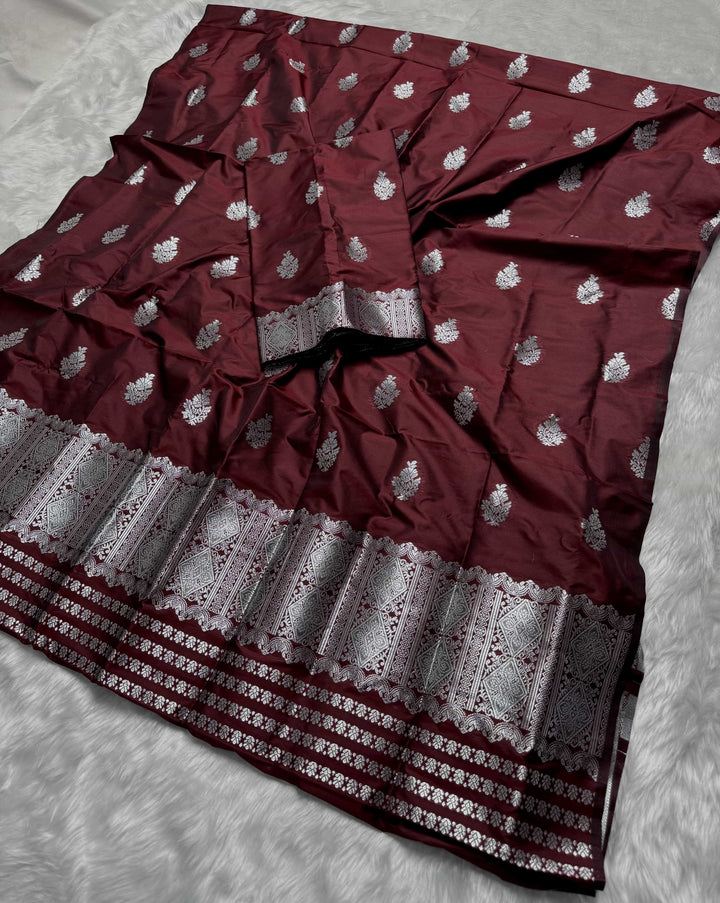 Silver Jari Mix Set Mekhela Sador