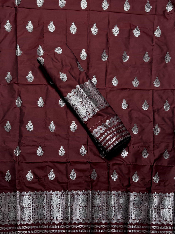 Silver Jari Mix Set Mekhela Sador