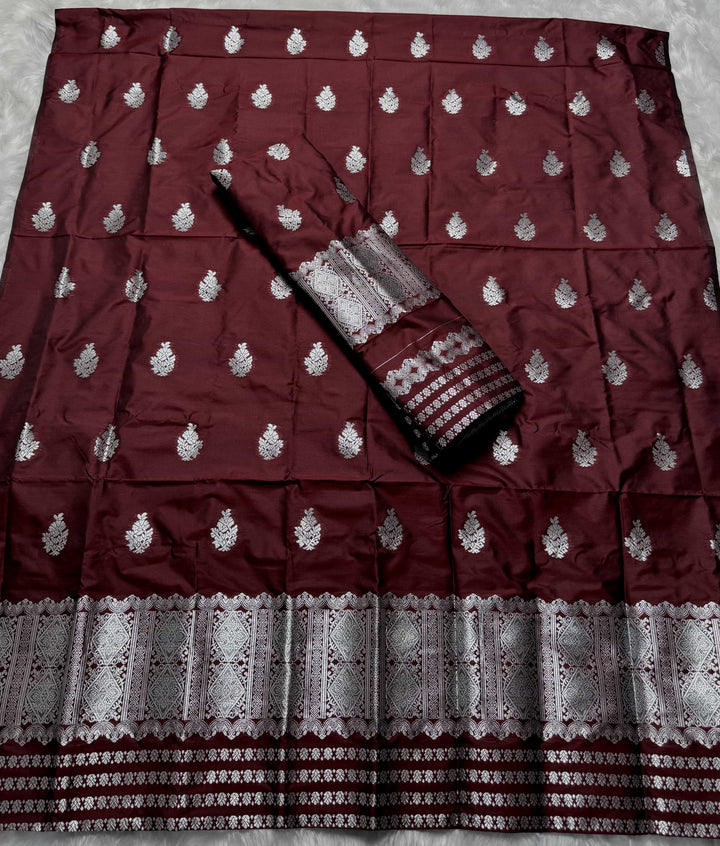 Silver Jari Mix Set Mekhela Sador