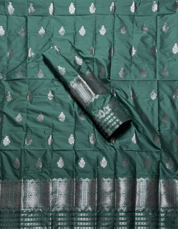 Silver Jari Mix Set Mekhela Sador