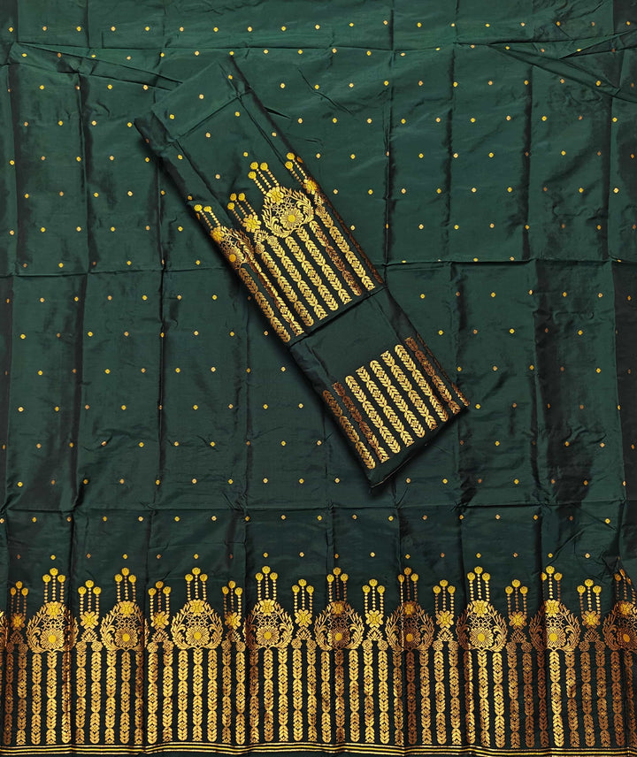 Copper Jari Mix Set Mekhela Sador