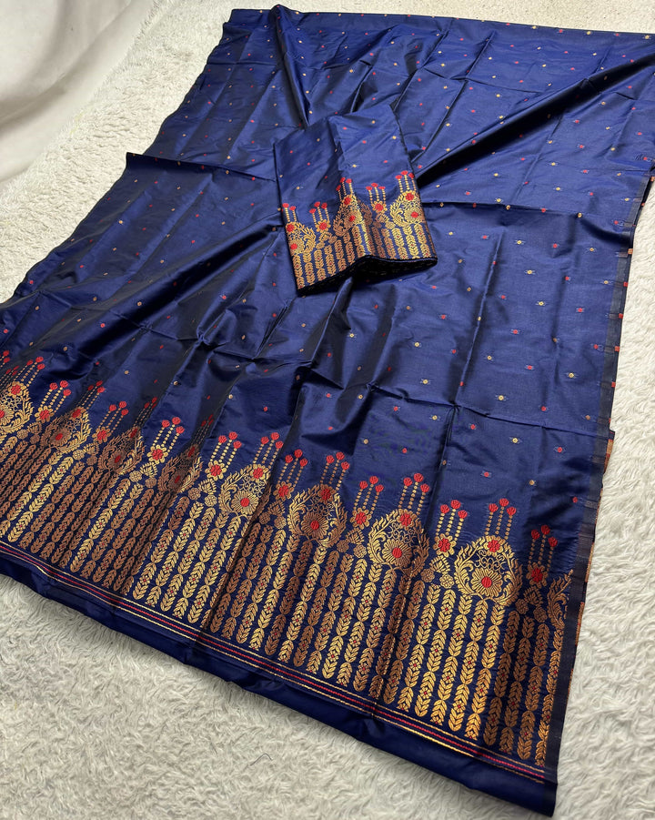 Copper Jari Mix Set Mekhela Sador