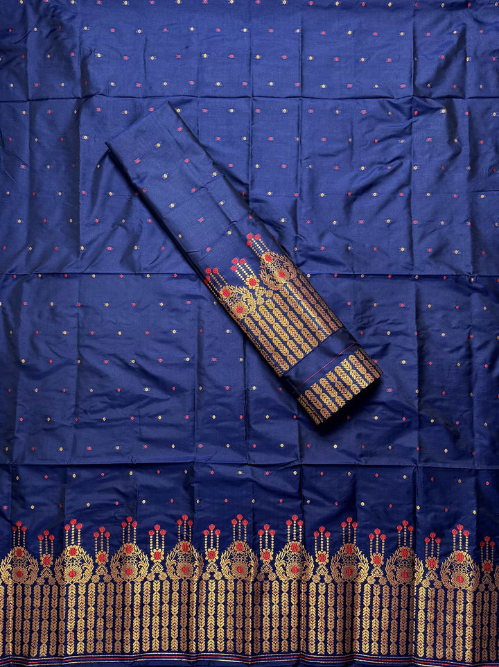 Copper Jari Mix Set Mekhela Sador