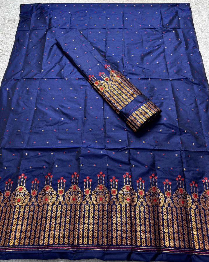 Copper Jari Mix Set Mekhela Sador