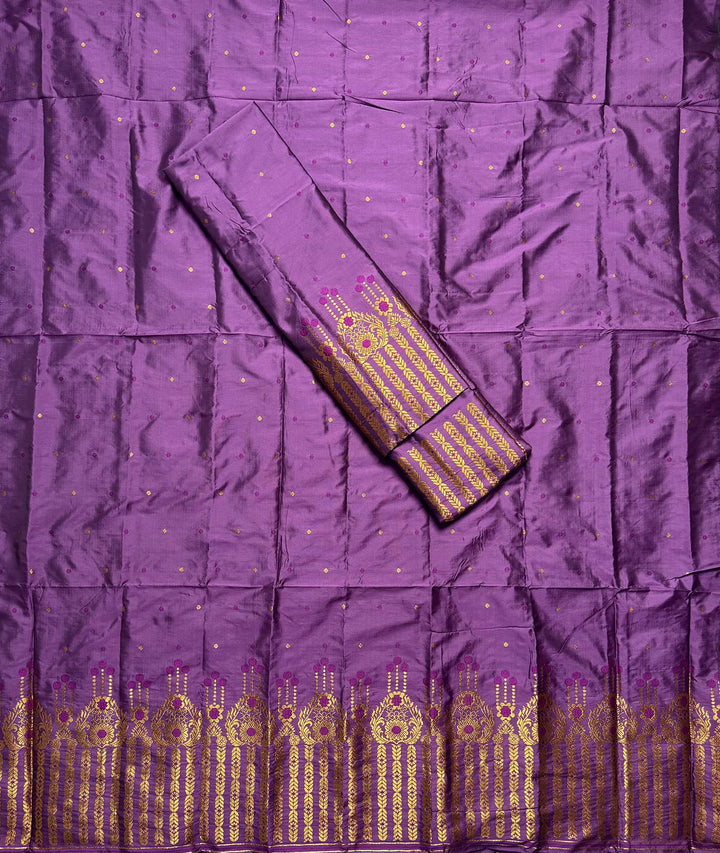 Copper Jari Mix Set Mekhela Sador