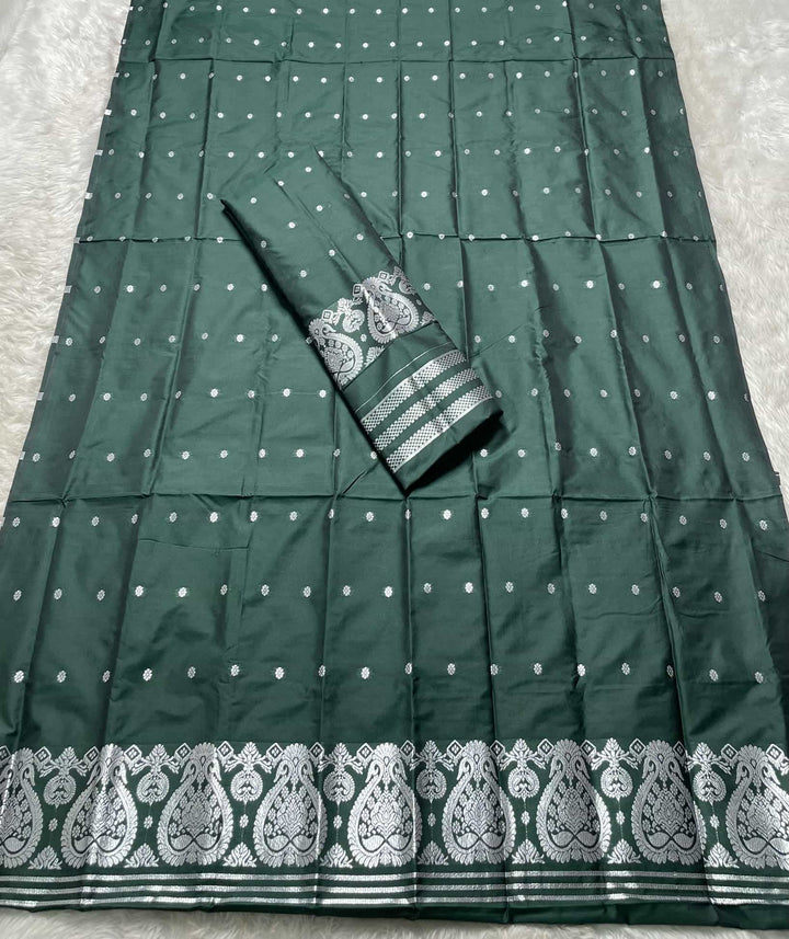 SIlver Jari - Dhaga Mina - Mix Set Mekhela Sador