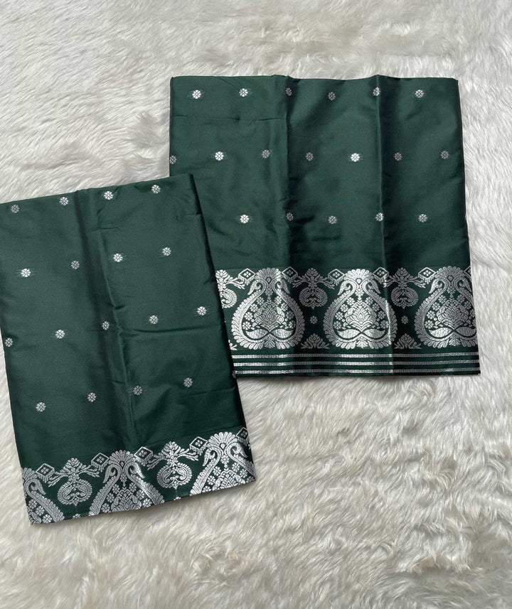 SIlver Jari - Dhaga Mina - Mix Set Mekhela Sador