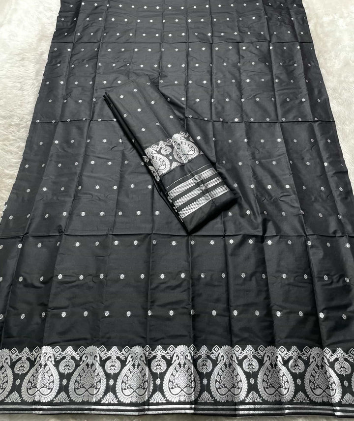 SIlver Jari - Dhaga Mina - Mix Set Mekhela Sador
