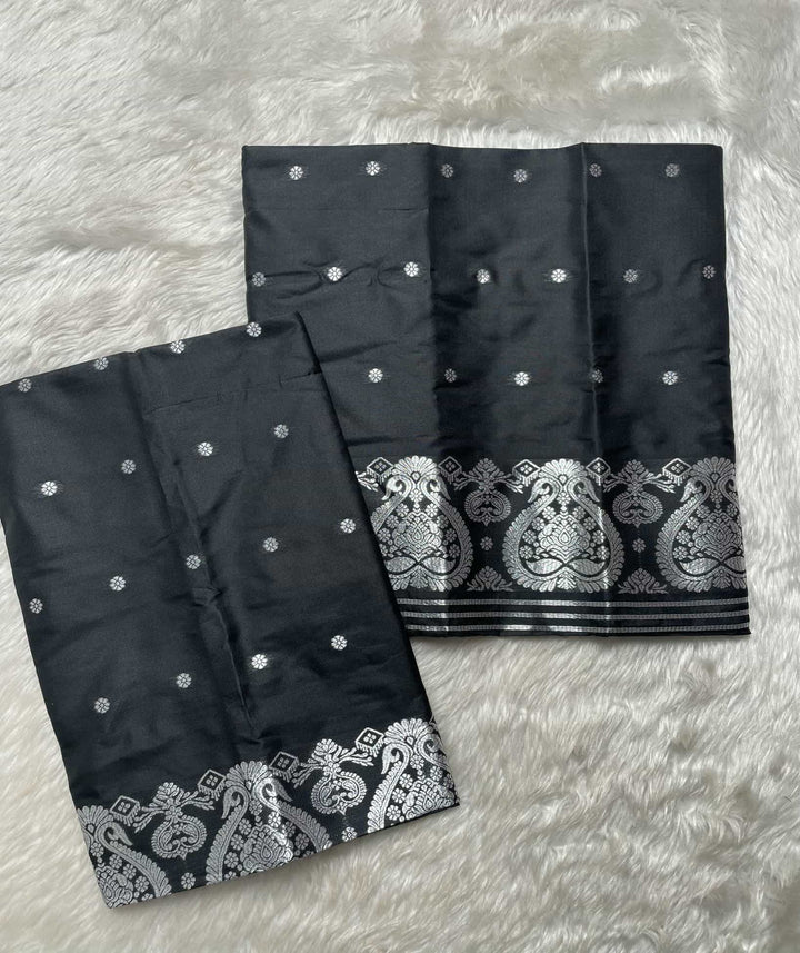 SIlver Jari - Dhaga Mina - Mix Set Mekhela Sador