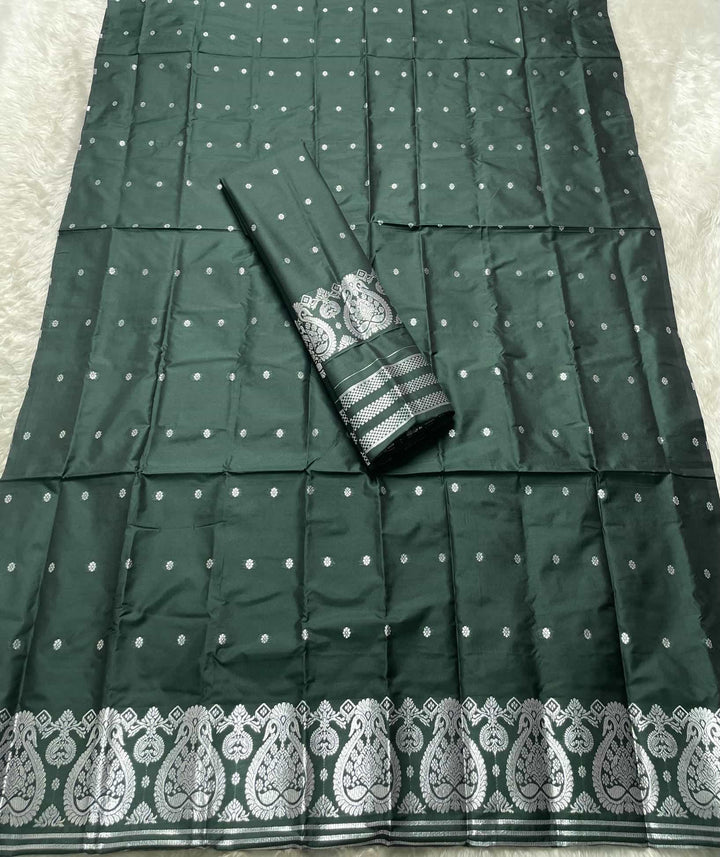 SIlver Jari - Dhaga Mina - Mix Set Mekhela Sador