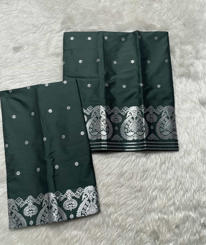 SIlver Jari - Dhaga Mina - Mix Set Mekhela Sador