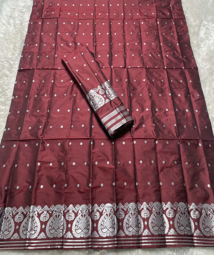 SIlver Jari - Dhaga Mina - Mix Set Mekhela Sador