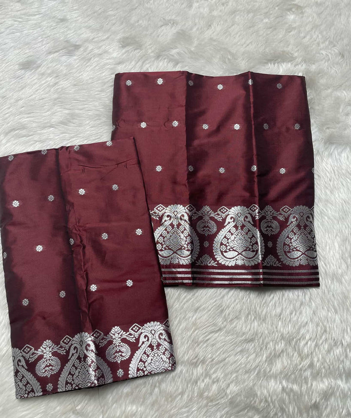 SIlver Jari - Dhaga Mina - Mix Set Mekhela Sador