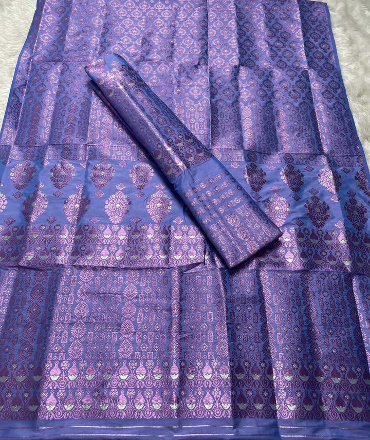 Colouring Jari Mix Set Mekhela Sador