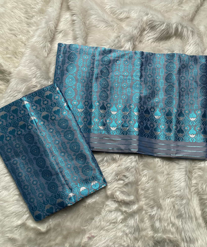 Colouring Jari Mix Set Mekhela Sador