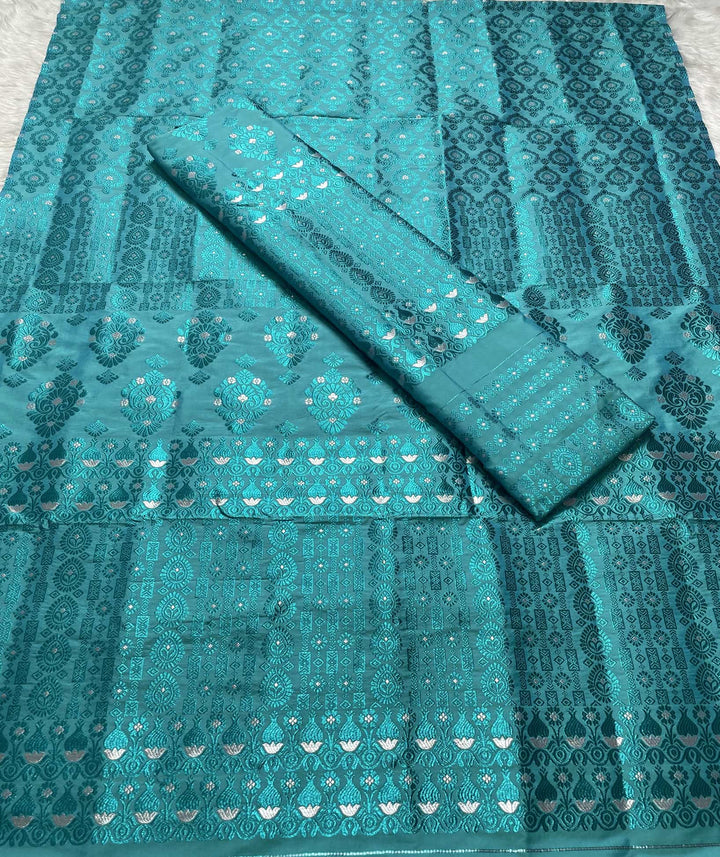 Colouring Jari Mix Set Mekhela Sador