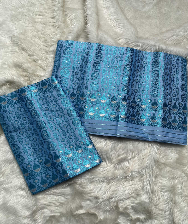 Colouring Jari Mix Set Mekhela Sador