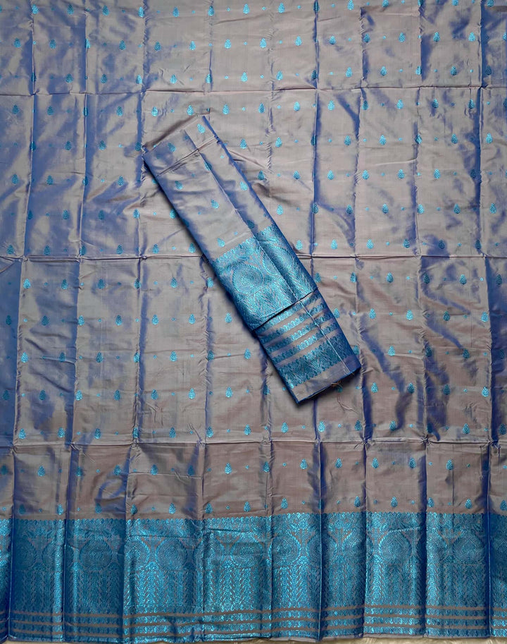Colouring Jari Mix Set Mekhela Sador