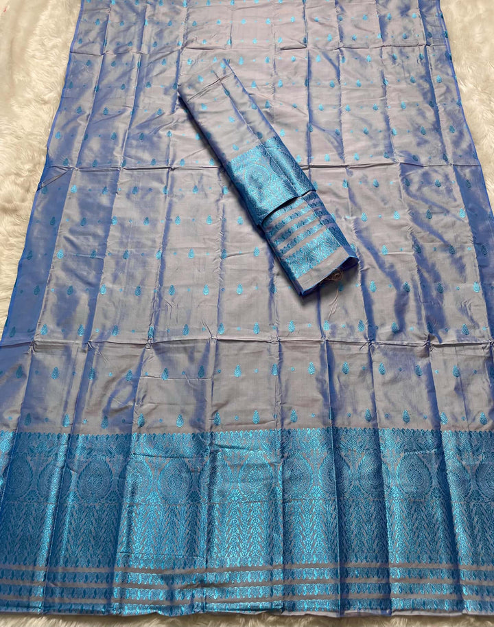 Mix Pat Mekhla Chador - Mix Designs - Clearance Sale