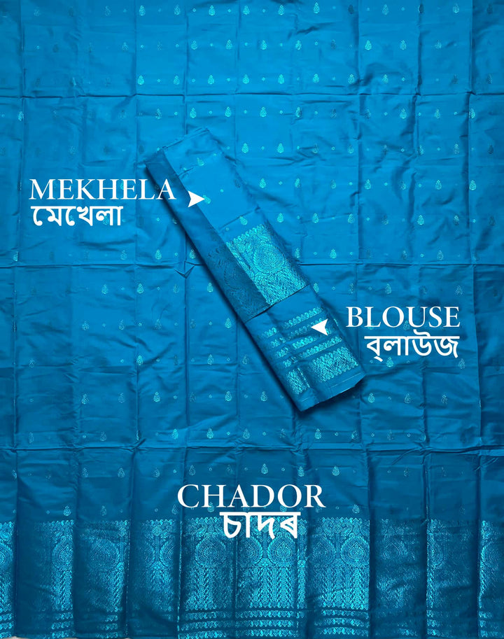 Mix Pat Mekhla Chador - Mix Designs - Clearance Sale