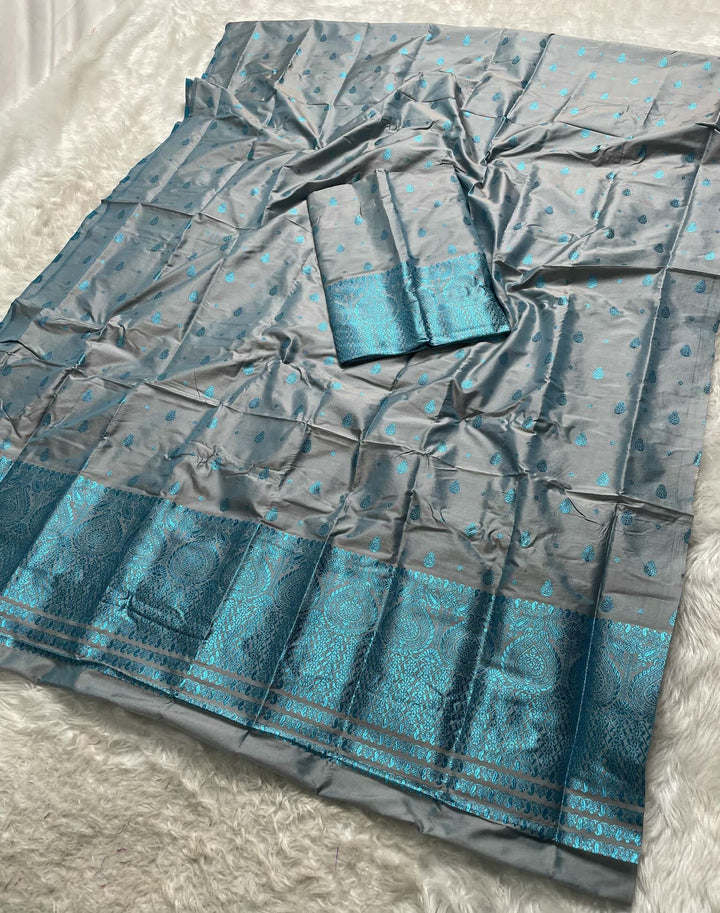 Colouring Jari Mix Set Mekhela Sador