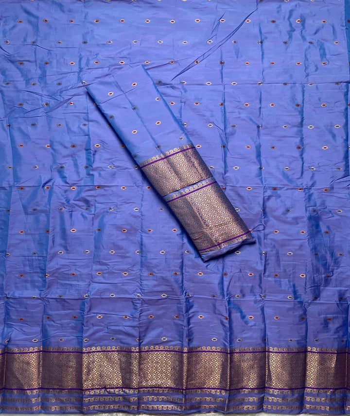 Copper Jari - Dhaga Mina - Mix Set Mekhela Sador