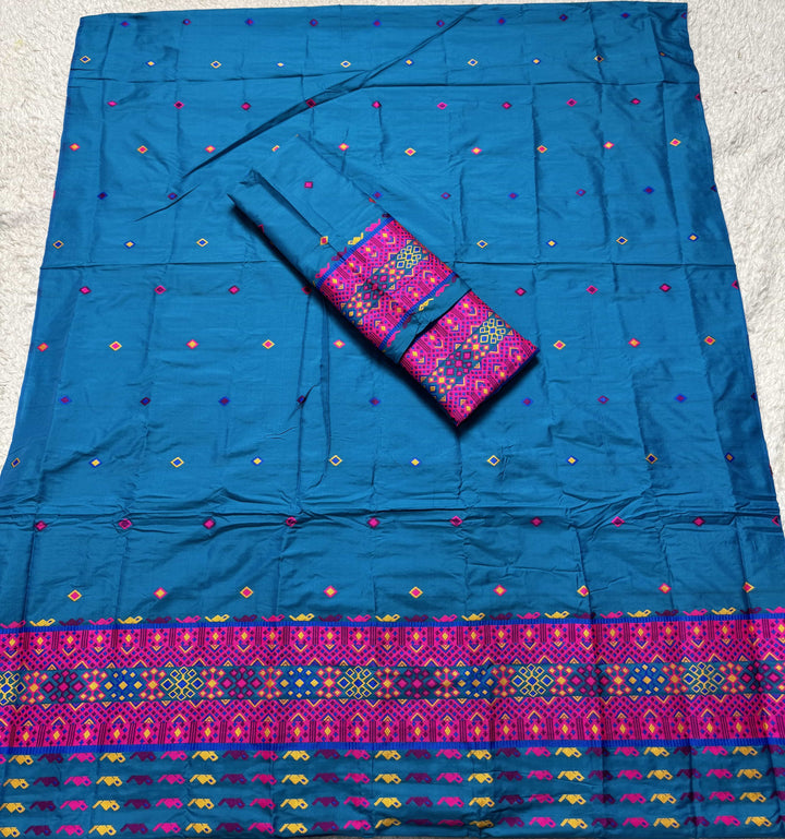 Multi-Dhaga Work Mix Set Mekhela Sador