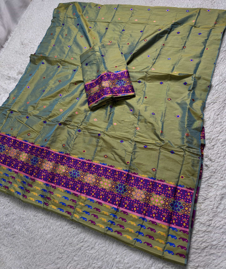 Multi-Dhaga Work Mix Set Mekhela Sador