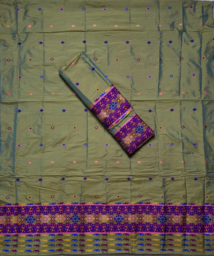 Multi-Dhaga Work Mix Set Mekhela Sador