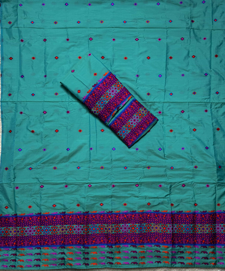 Multi-Dhaga Work Mix Set Mekhela Sador