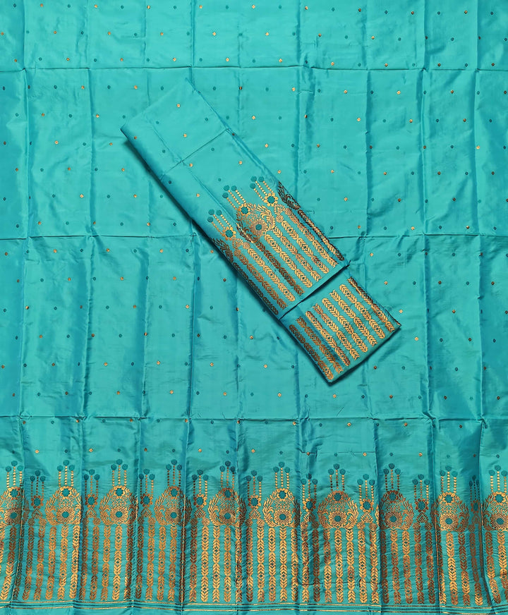 Copper Jari Mix Set Mekhela Sador