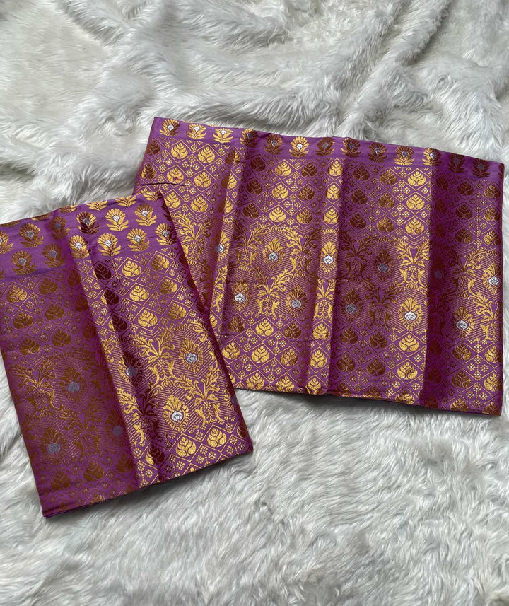 Copper Jari Mix Set Mekhela Sador