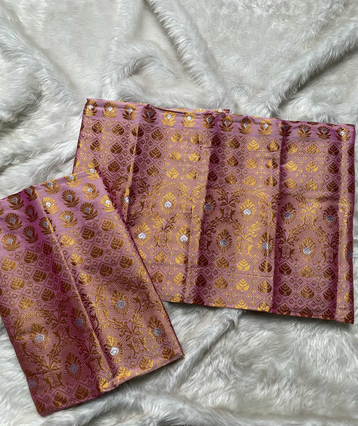 Copper Jari Mix Set Mekhela Sador