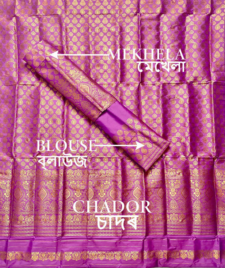 Mix Pat Mekhla Chador - Mix Designs - Clearance Sale