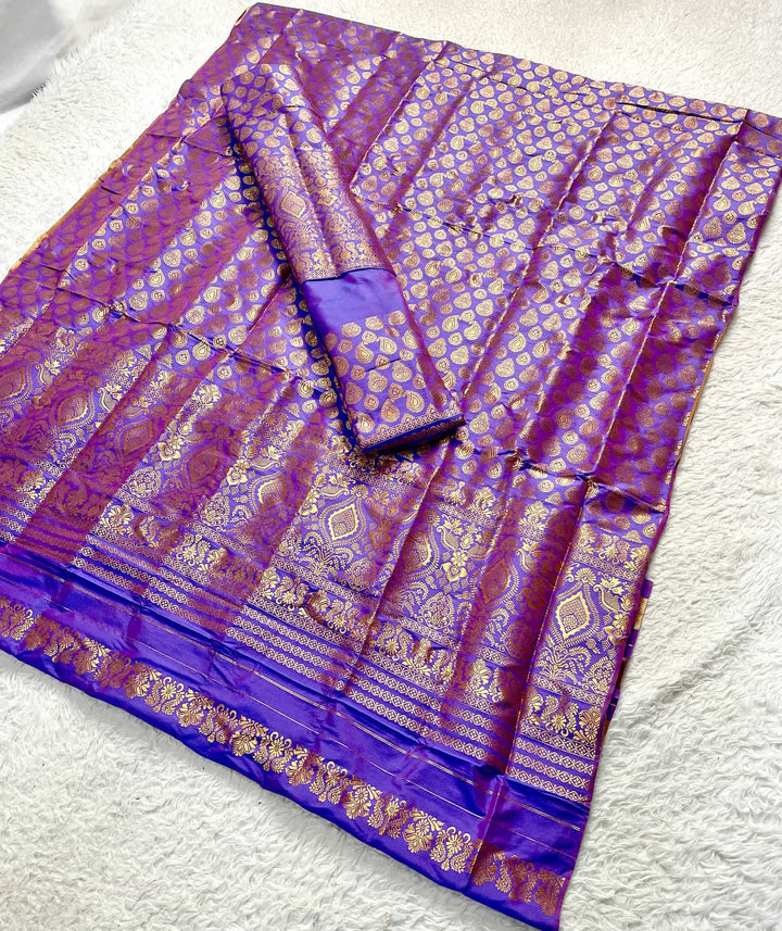 Mix Pat Mekhla Chador - Mix Designs - Clearance Sale