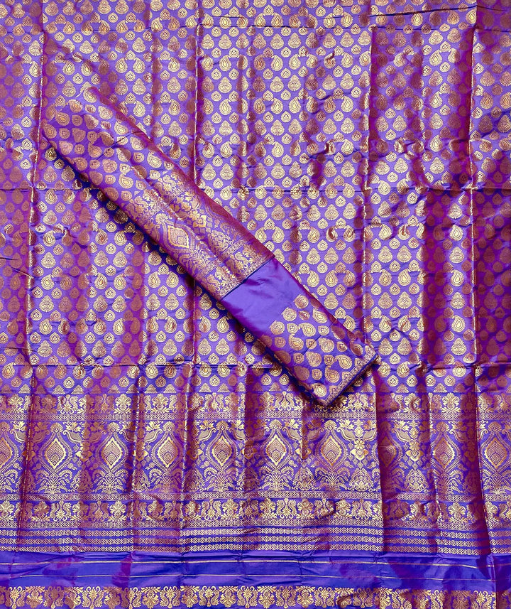 Mix Pat Mekhla Chador - Mix Designs - Clearance Sale