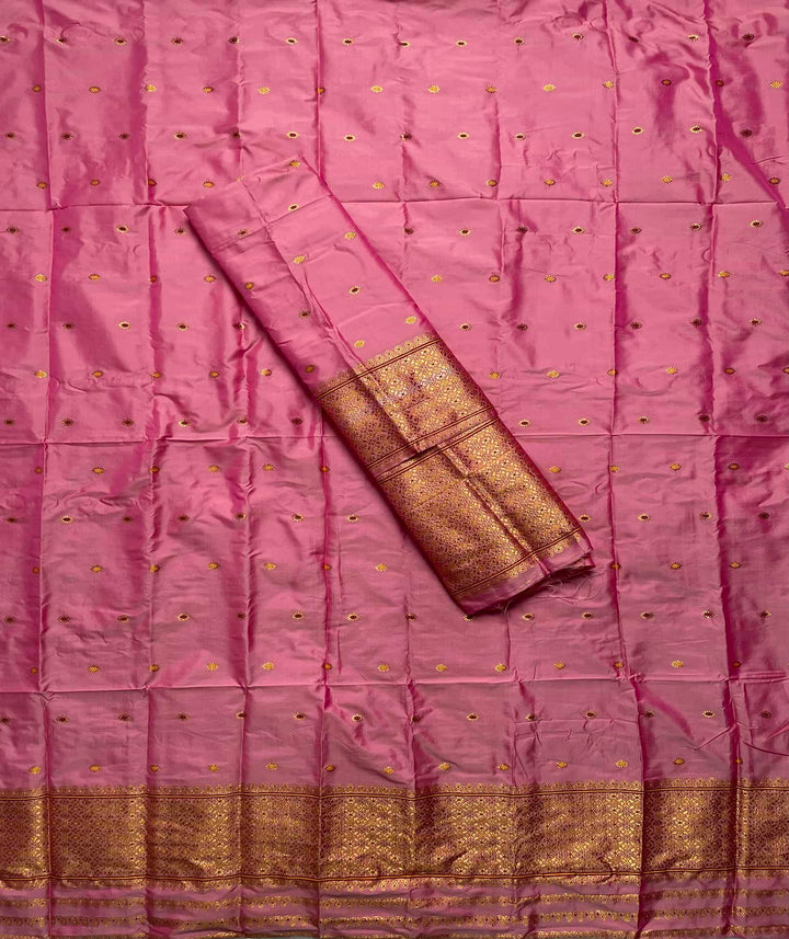 Copper Jari - Dhaga Mina - Mix Set Mekhela Sador