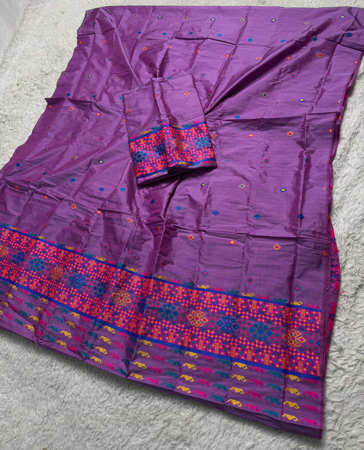 Multi-Dhaga Work Mix Set Mekhela Sador