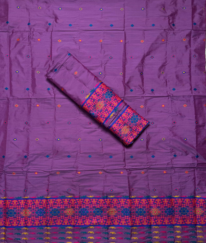 Multi-Dhaga Work Mix Set Mekhela Sador