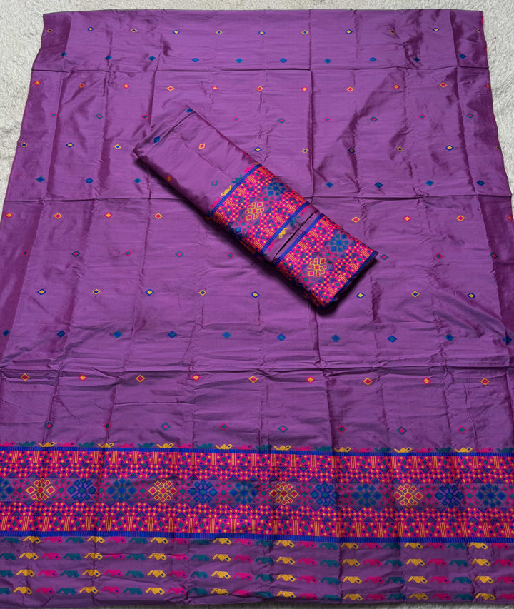 Multi-Dhaga Work Mix Set Mekhela Sador