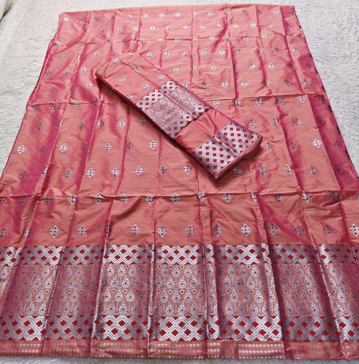 Silver Jari Mix Set Mekhela Sador