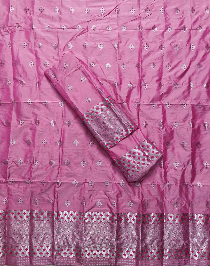 Silver Jari Mix Set Mekhela Sador
